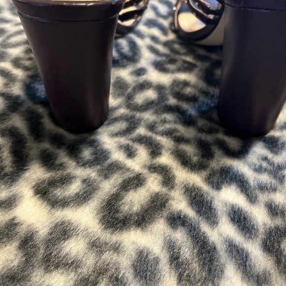 WHBM Cabernet Studded High Heel Sandals women's size 7.5 - Picture 6 of 6